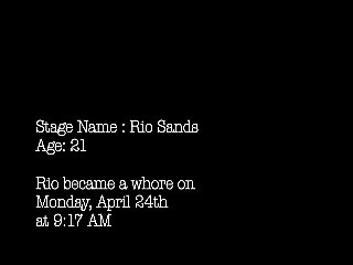 The Day I Became A Whore (Rio Sands)